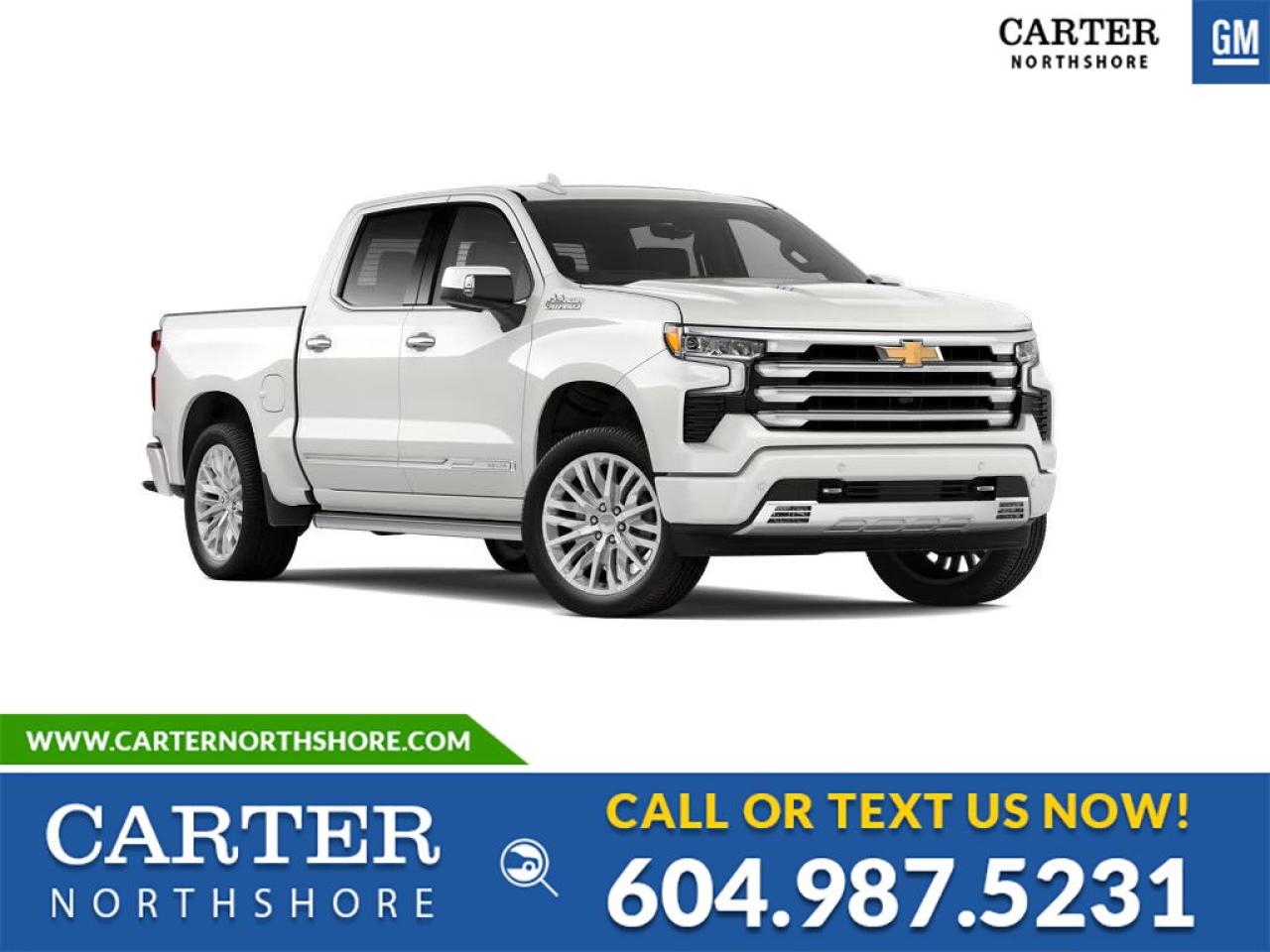 New 2025 Chevrolet Silverado 1500 High Country/SHORT BOX CREW CAB/DIESEL for sale in North Vancouver, BC