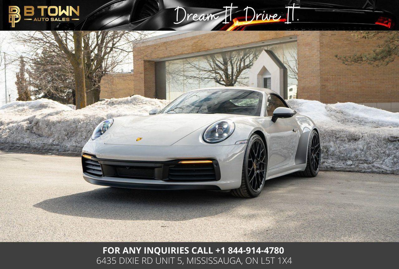 2021 PORSCHE 911 CARRERA 4S CABRIOLET

COMES WITH PREMIUM PACKAGE, AMBIENT LIGHTS, VENTILATED SEATS, STORAGE PACKAGE, BOSE SURROUND SOUND SYSTEM, PORSCHE DYNAMIC LIGHT SYSTEM PLUS, LANE CHANGE ASSIST, SURROUND VIEW, SPORT PACKAGE, PASM SPORT SUSPENSION, SPORT CHRONO PACKAGE, SPORT EXHAUST SYSTEM INCL. TAILPIPES IN BLACK, SPORTDESIGN SIDE SKIRTS, POWER STEERING PLUS, WHEELS PAINTED IN SATIN BLACK, ADAPTIVE SPORT SEATS PLUS WITH MEMORY PACKAGE, HEATED GT SPORT STEERING WHEEL, SPORT CHRONO STOPWATCH DIAL IN WHITE, PORSCHE CREST ON HEADRESTS, CLEAR TAILLIGHTS.

HST and licensing will be extra

* $999 Financing fee conditions may apply*



Financing Available at as low as 6.99% O.A.C



We approve everyone-good bad credit, newcomers, students.



Previously declined by bank ? No problem !!



Let the experienced professionals handle your credit application.

<meta charset=utf-8 />
Apply for pre-approval today !!



At B TOWN AUTO SALES we are not only Concerned about selling great used Vehicles at the most competitive prices at our new location 6435 DIXIE RD unit 5, MISSISSAUGA, ON L5T 1X4. We also believe in the importance of establishing a lifelong relationship with our clients which starts from the moment you walk-in to the dealership. We,re here for you every step of the way and aims to provide the most prominent, friendly and timely service with each experience you have with us. You can think of us as being like ‘YOUR FAMILY IN THE BUSINESS’ where you can always count on us to provide you with the best automotive care.