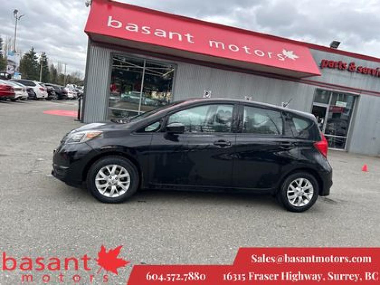 Used 2018 Nissan Versa Note SV, Low KMs, Backup Cam, Alloy Wheels!! for sale in Surrey, BC