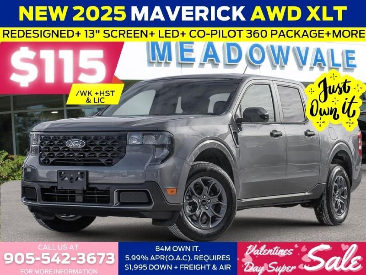 New 2025 Ford Maverick XLT for sale in Mississauga, ON