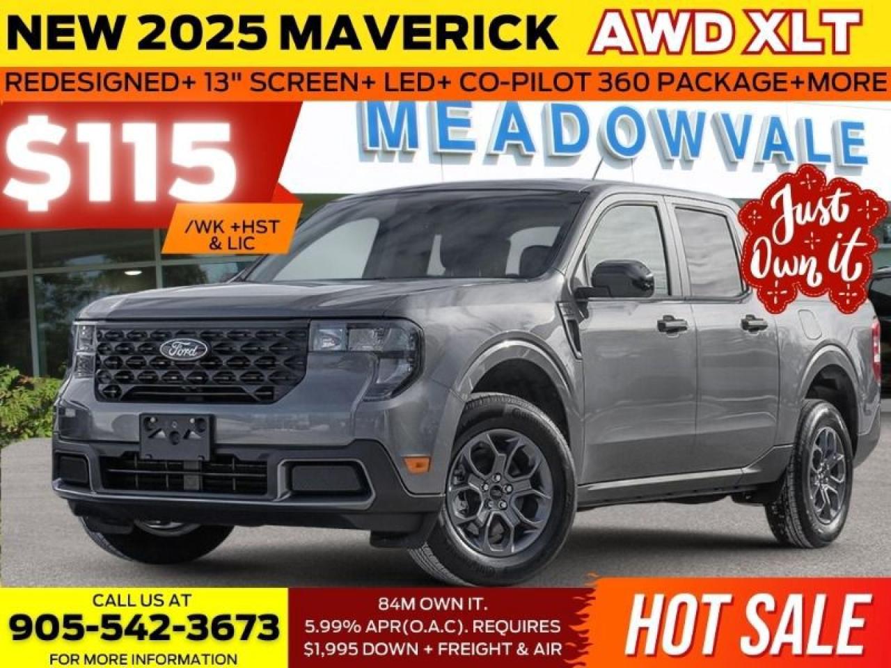 New 2025 Ford Maverick XLT for sale in Mississauga, ON