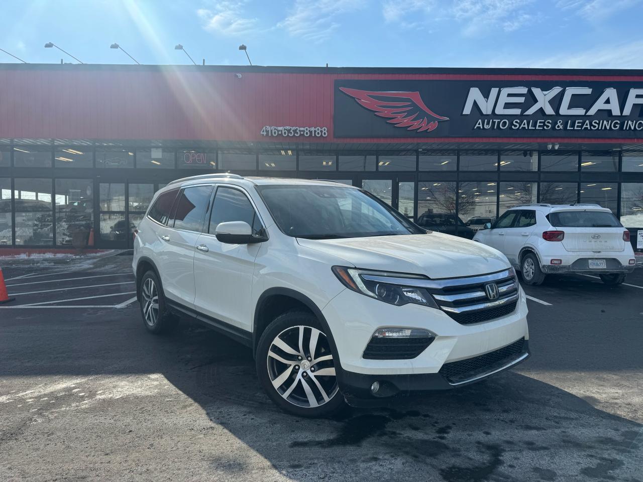 Used 2018 Honda Pilot TOURING 7 PASS AWD LEATHER SUNROOF NAVI CAMERA for sale in North York, ON