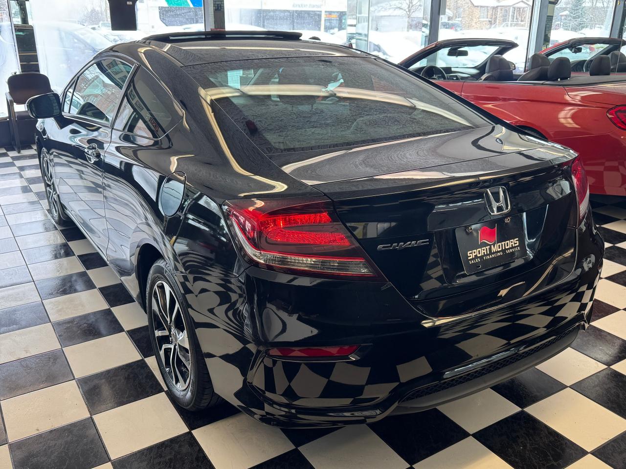 2015 Honda Civic EX+Roof+Camera+New Tires+Brakes+A/C+Cruise - Photo #5