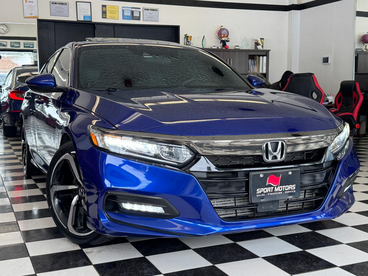 2018 Honda Accord SPORT 1.5T+New Tires+Roof+Lane Keep+CLEAN CARFAX - Photo #21