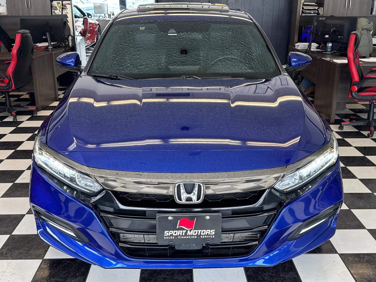 2018 Honda Accord SPORT 1.5T+New Tires+Roof+Lane Keep+CLEAN CARFAX - Photo #14