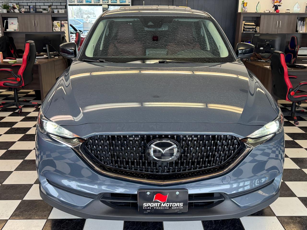 2021 Mazda CX-5 Kuro Edition+Red Leather+Roof+BSM+CLEAN CARFAX Photo