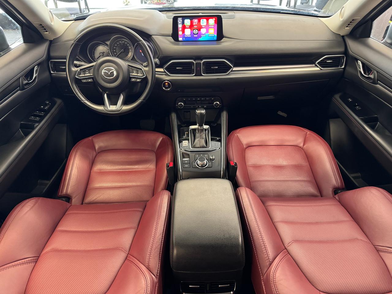 2021 Mazda CX-5 Kuro Edition+Red Leather+Roof+BSM+CLEAN CARFAX Photo