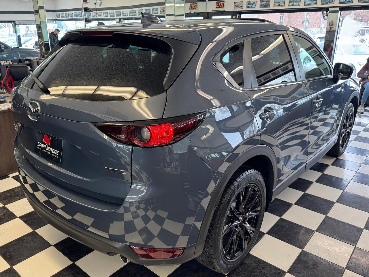 2021 Mazda CX-5 Kuro Edition+Red Leather+Roof+BSM+CLEAN CARFAX Photo