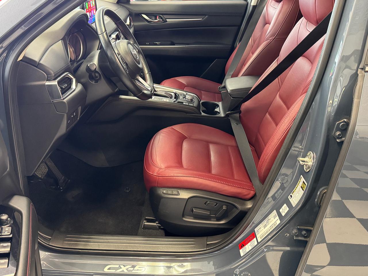2021 Mazda CX-5 Kuro Edition+Red Leather+Roof+BSM+CLEAN CARFAX Photo