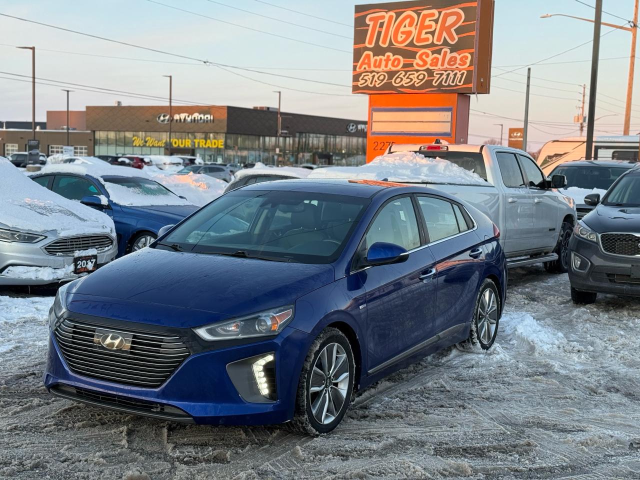 Used 2019 Hyundai IONIQ HYBRID ULTIMATE, HATCHBACK, LEATHER, LOADED, CERT for sale in London, ON