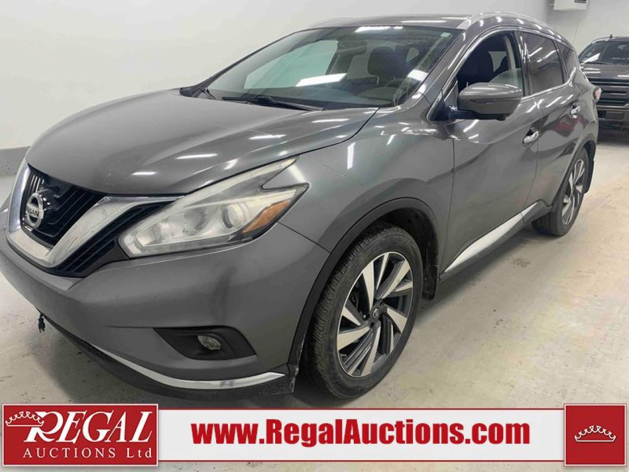 Used 2016 Nissan Murano Platinum for sale in Calgary, AB