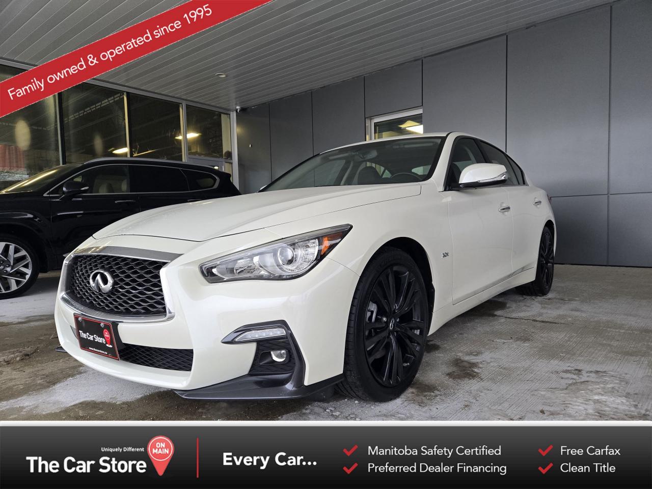 Used 2020 Infiniti Q50 LUXE| Sport Seats, Sunroof, Clean Title for sale in Winnipeg, MB