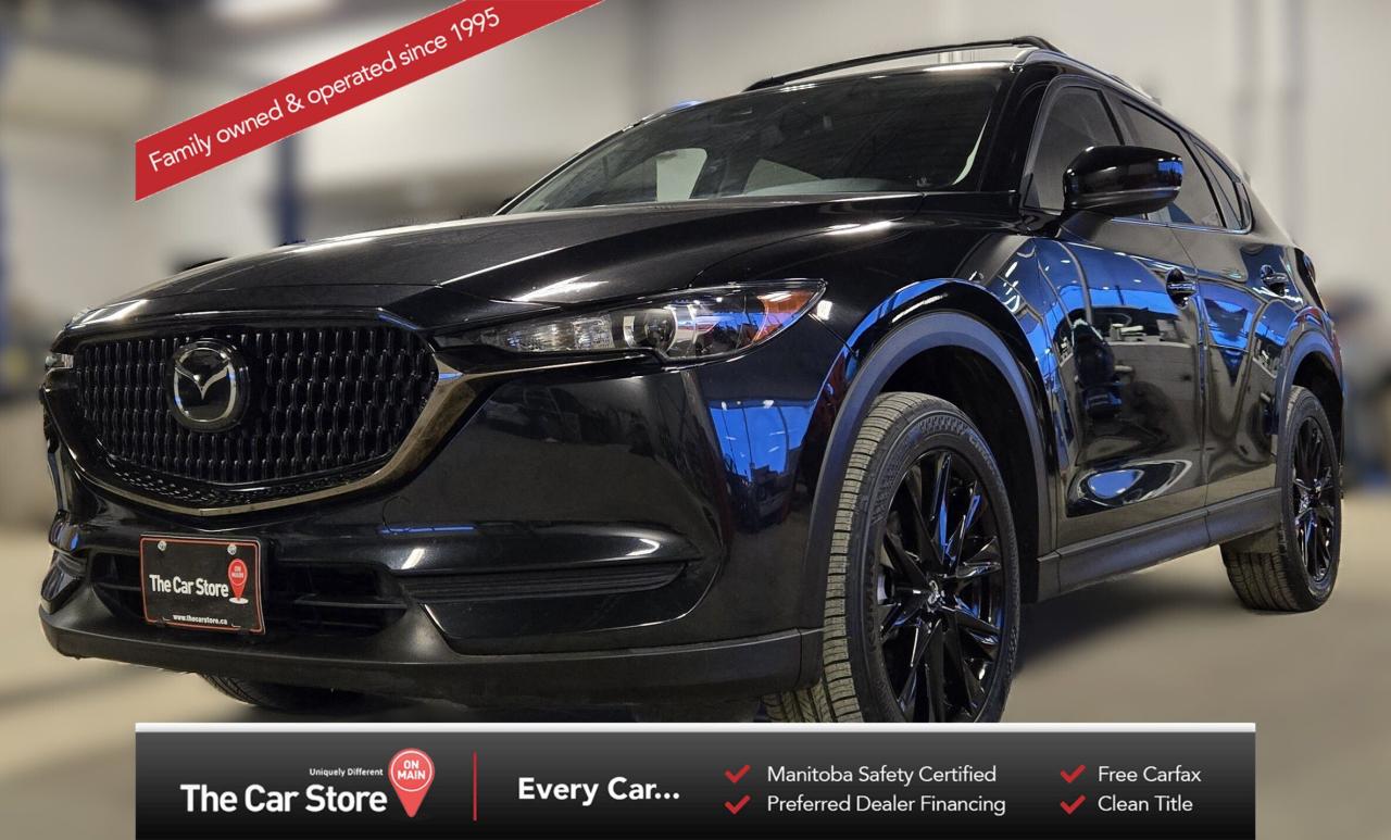 Used 2021 Mazda CX-5 GS KURO| Full Leather/Sunroof/1 Owner/ Clean Title for sale in Winnipeg, MB