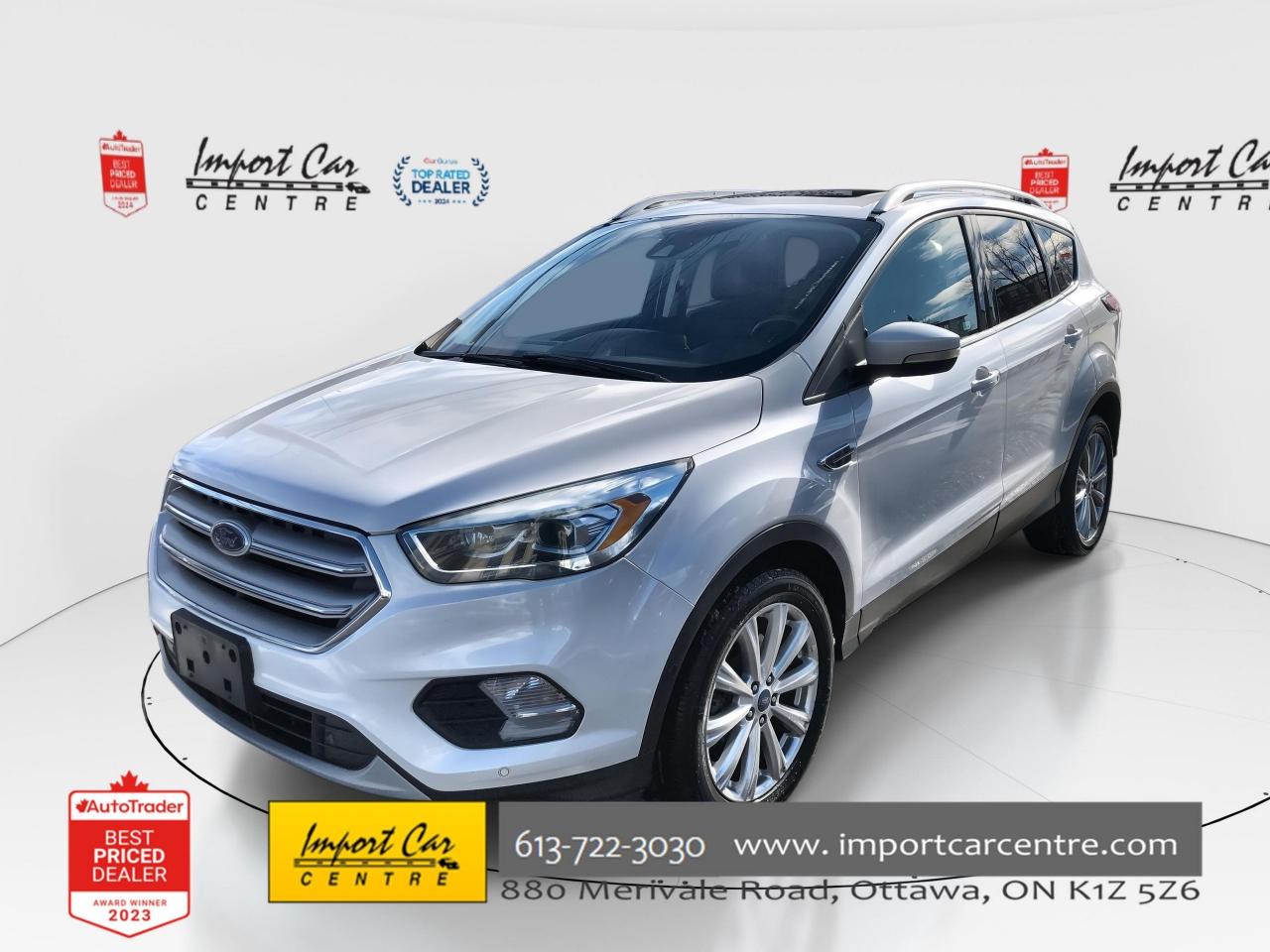 Used 2017 Ford Escape Titanium 4X4, TITANIUM, LEATHER, ROOF, NAV, SYNC for sale in Ottawa, ON