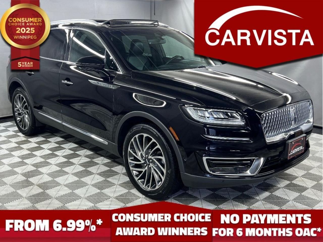 Used 2019 Lincoln Nautilus Reserve AWD - NO ACCIDENTS/PANO ROOF/REMOTE START for sale in Winnipeg, MB