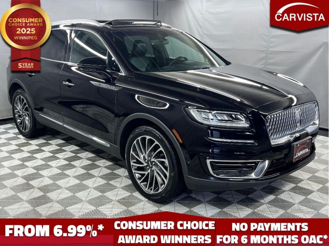 Used 2019 Lincoln Nautilus Reserve AWD - NO ACCIDENTS/PANO ROOF/REMOTE START for sale in Winnipeg, MB