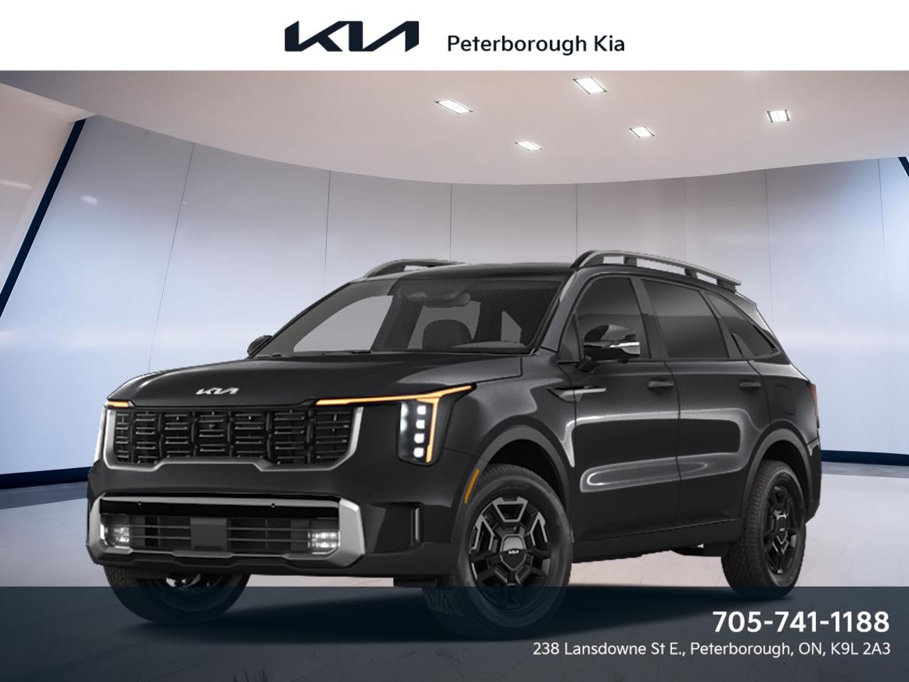 New 2025 Kia Sorento X-Pro AWD w/Black Interior for sale in Peterborough, ON