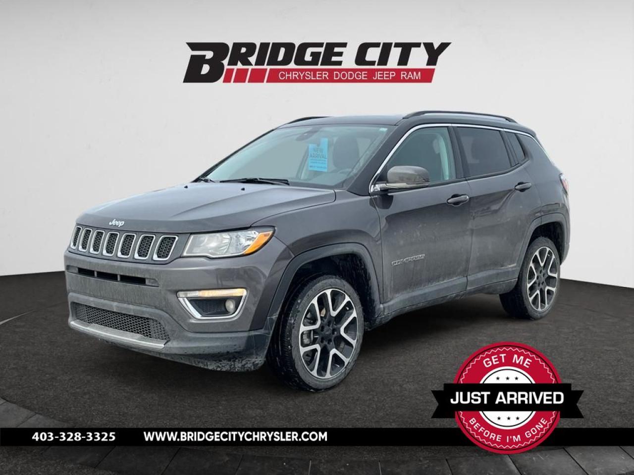 Used 2018 Jeep Compass Limited 4x4 - Leather - Remote Start - Panoramic Sunroof - Power Liftgate for sale in Lethbridge, AB