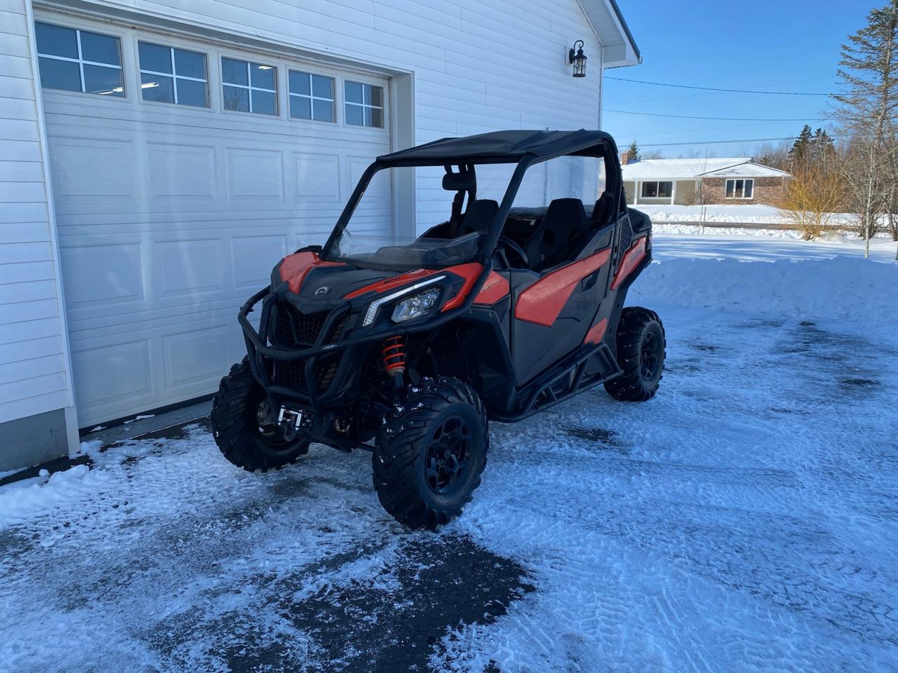 <p>Excellent condition,Roof,Can Am front and rear bumpers,half windshield,rock sliders,rear trunk,heater with defrost,wench,rear view mirror,rear window,full doors,nice bike<br /><br />$12,495<br />Year    2019<br />Make    Can Am<br />Model    Maverick 800 Trail EPS<br />Mileage    3800 mi<br />Engine    800 cc<br />Drive    4WD<br />Color    Red and Black<br />Fuel System    fuel injected<br />Cooling System    liquid cooled</p>