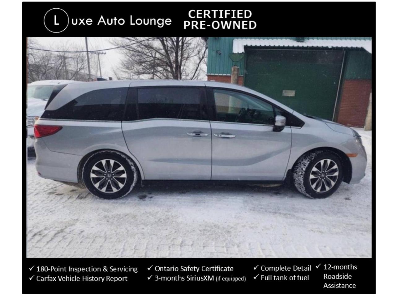 Used 2022 Honda Odyssey EX-L RES, LEATHER, SUNROOF, REAR DVD, LOADED! for sale in Orleans, ON