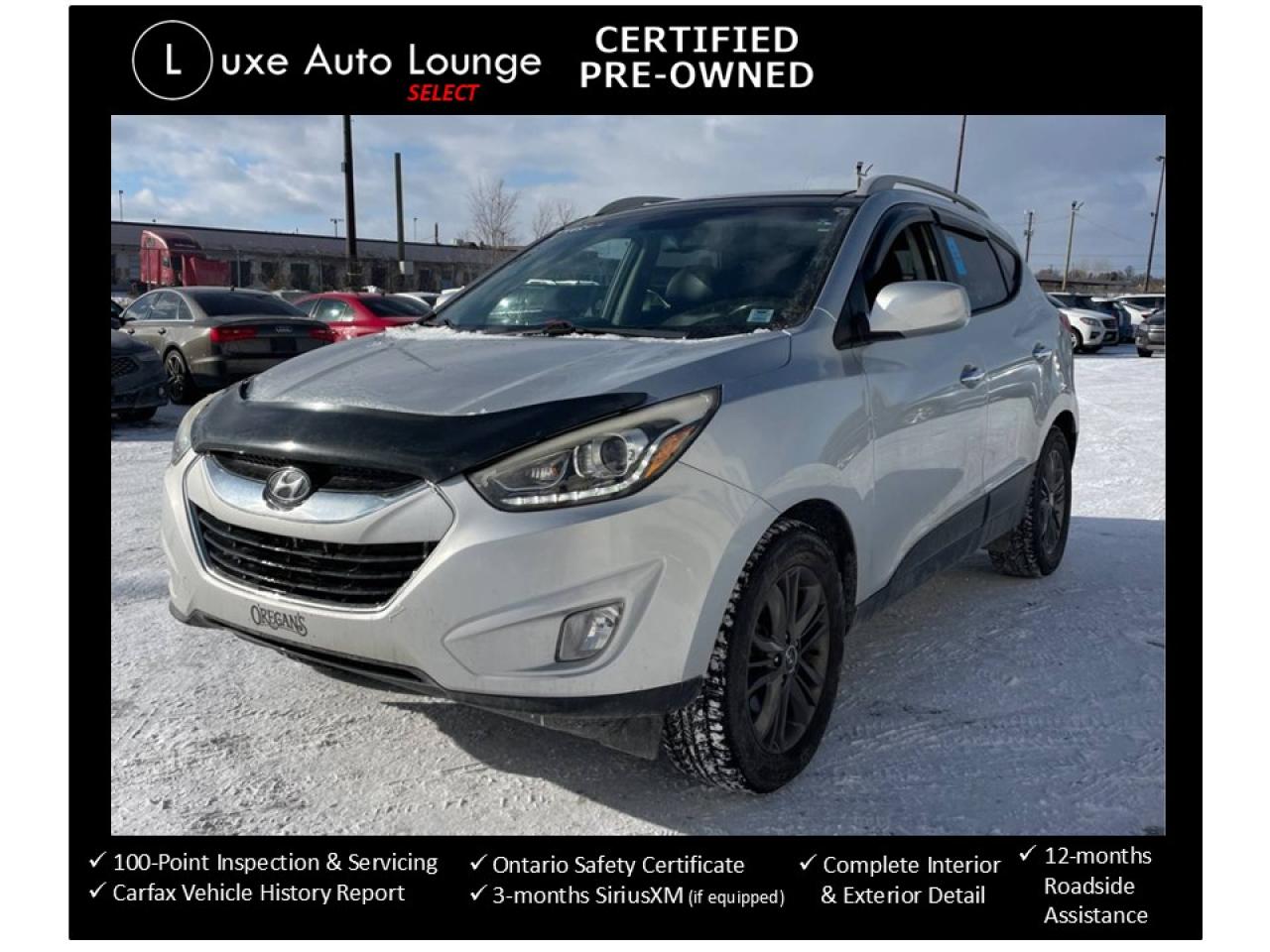 Used 2015 Hyundai Tucson LOW KM!!! AUTO, LEATHER, PANO ROOF, HEATED SEATS! for sale in Orleans, ON