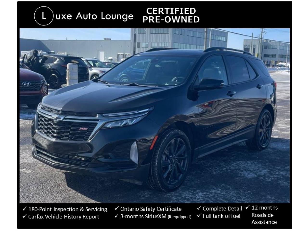 Used 2022 Chevrolet Equinox RS AWD, SUPER LOW KM!! LEATHER, PANO ROOF, BOSE!!! for sale in Orleans, ON