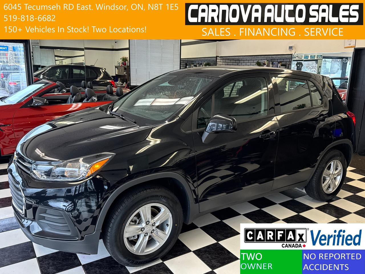 2018 Chevrolet Trax LS AWD+ApplePlay+New Tires+Cruise+CLEAN CARFAX Photo0