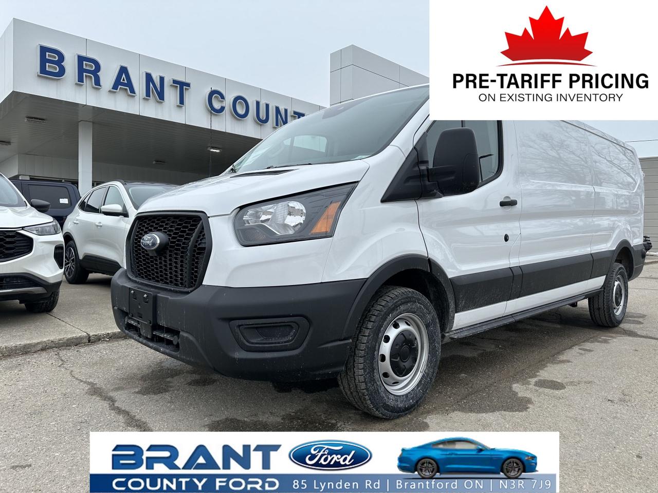 New 2025 Ford Transit Cargo Van T-150 130  Low Rf 8670 GVWR RWD for sale in Brantford, ON