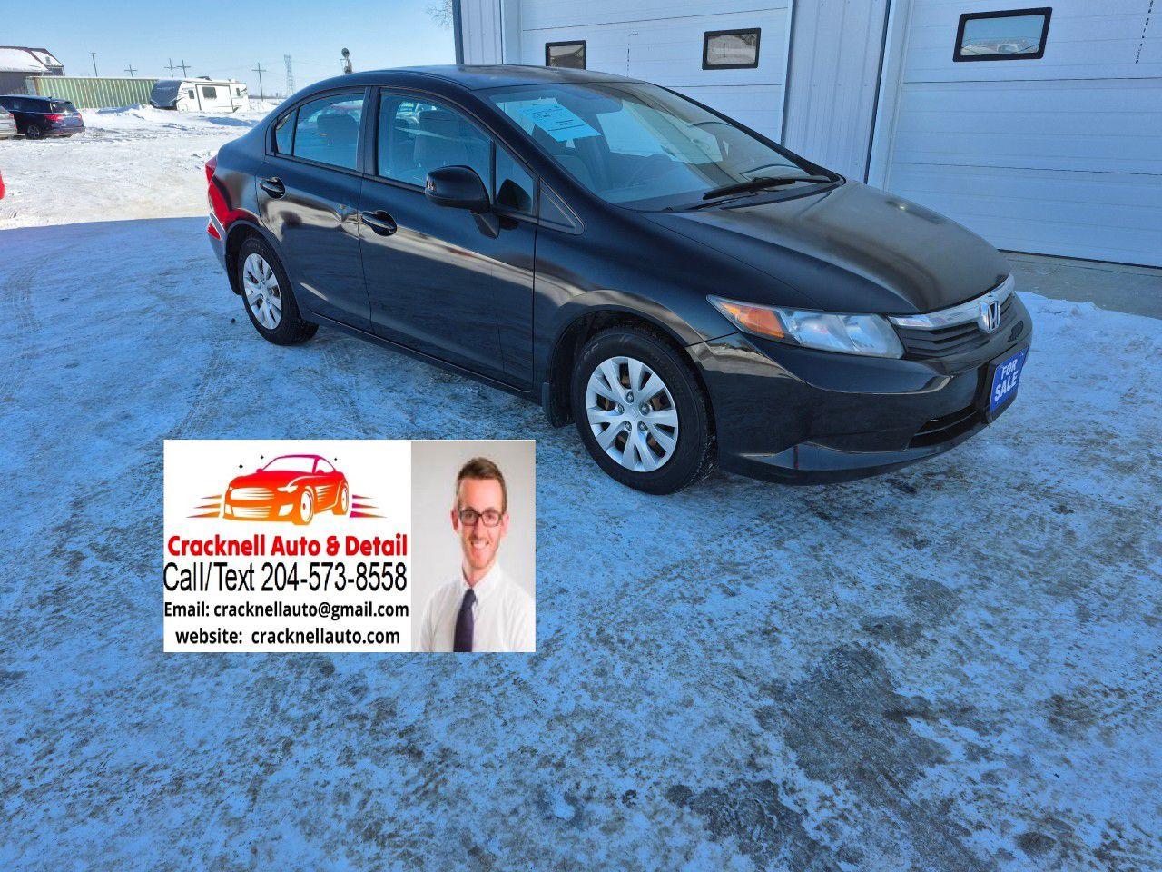 Used 2012 Honda Civic Sdn LX Automatic for sale in Carberry, MB