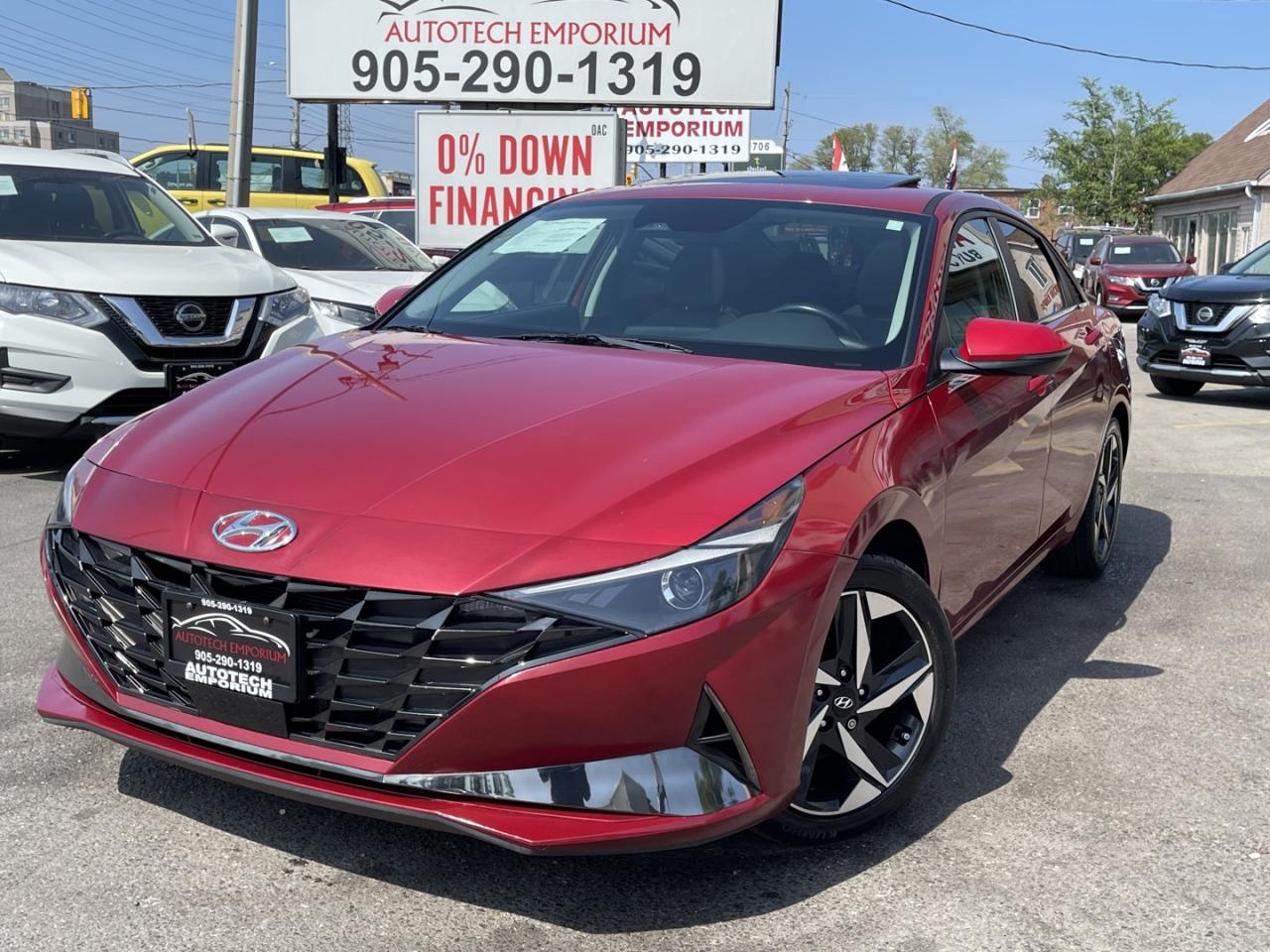 Used 2021 Hyundai Elantra Ultimate / LOADED / Leather / Sunroof for sale in Mississauga, ON