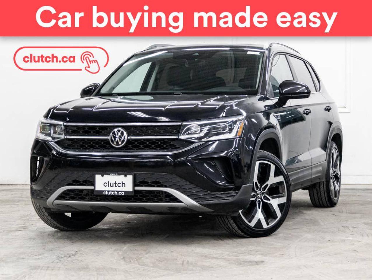 Used 2022 Volkswagen Taos Highline AWD w/ Apple CarPlay & Android Auto, Heated Seats, Pano Sunroof for sale in Toronto, ON