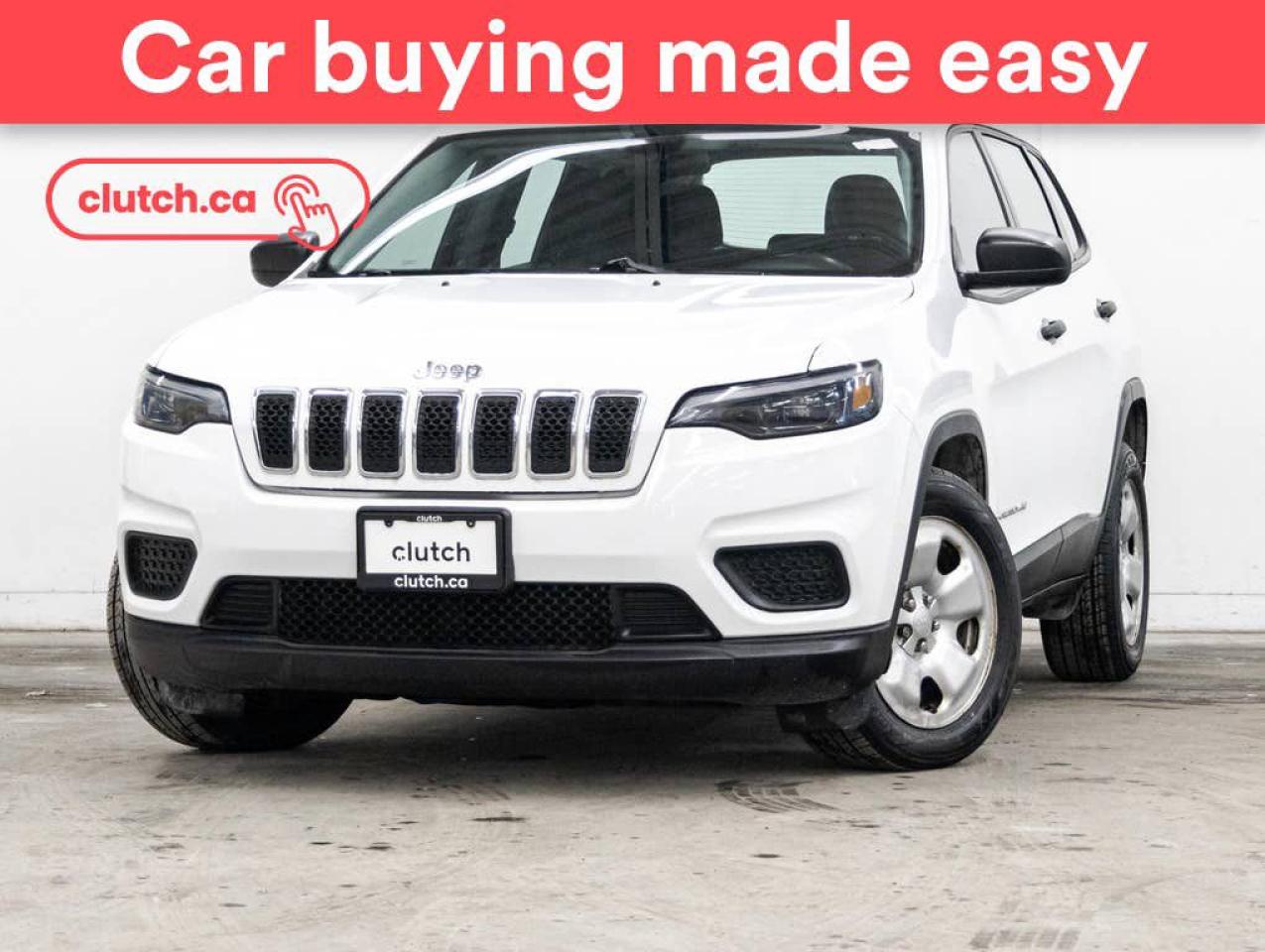 Used 2020 Jeep Cherokee Sport 4x2 w/ Apple CarPlay, Rearview Cam, A/C for sale in Toronto, ON