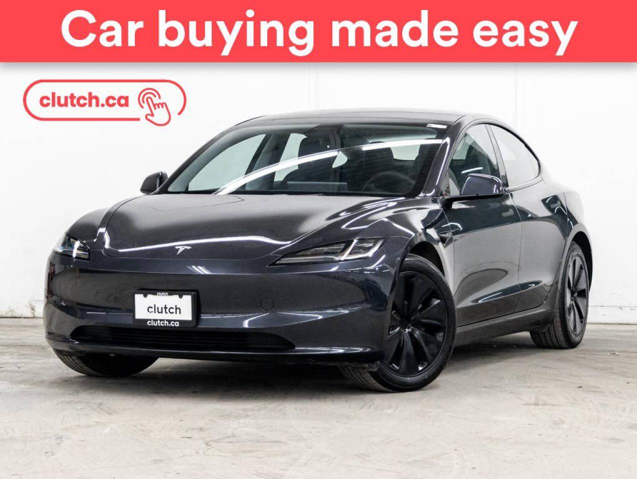 Used 2024 Tesla Model 3 Standard Range Plus w/ Autopilot, Glass Roof, Nav for sale in Toronto, ON