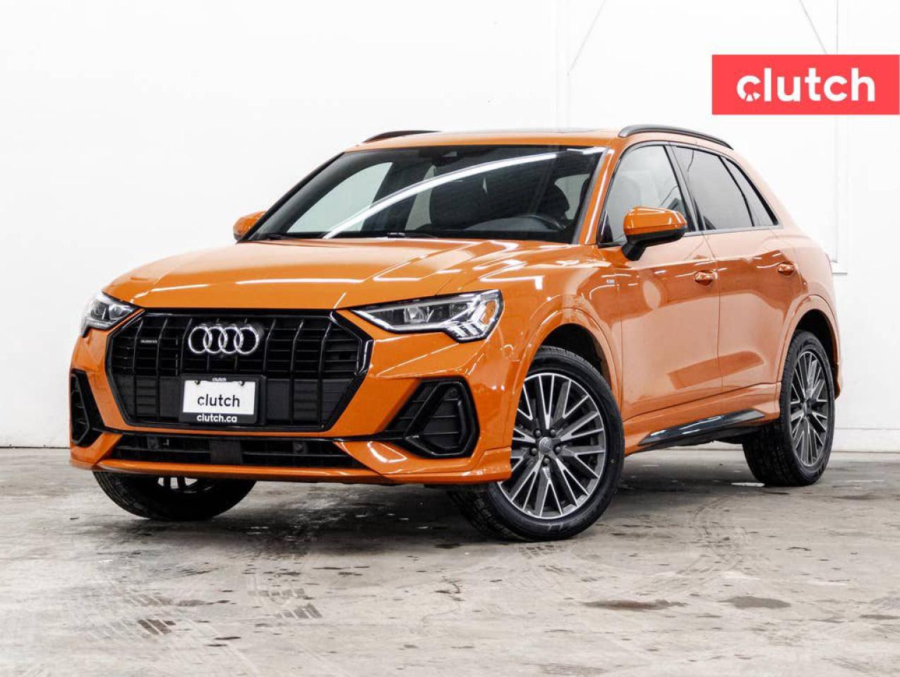 Used 2020 Audi Q3 Technik AWD w/ Apple CarPlay & Android Auto, Panoramic Moonroof, Nav for sale in Toronto, ON