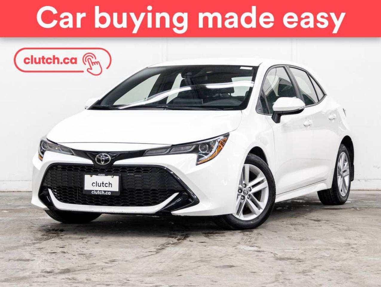 Used 2020 Toyota Corolla Hatchback S w/ SE Pkg w/ Apple CarPlay & Android Auto, Rearview Cam, A/C for sale in Toronto, ON