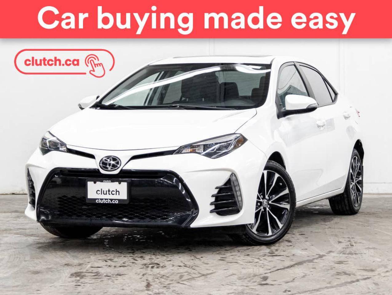 Used 2018 Toyota Corolla SE w/ Heated Steering Wheel, Heated Seats, Backup Cam for sale in Toronto, ON