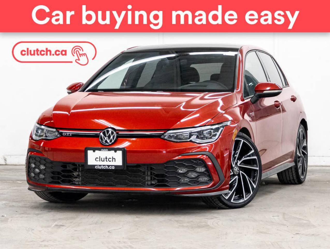 Used 2022 Volkswagen Golf GTI Performance w/ Apple CarPlay & Android Auto, Power Moonroof, 360 Rearview Cam for sale in Toronto, ON