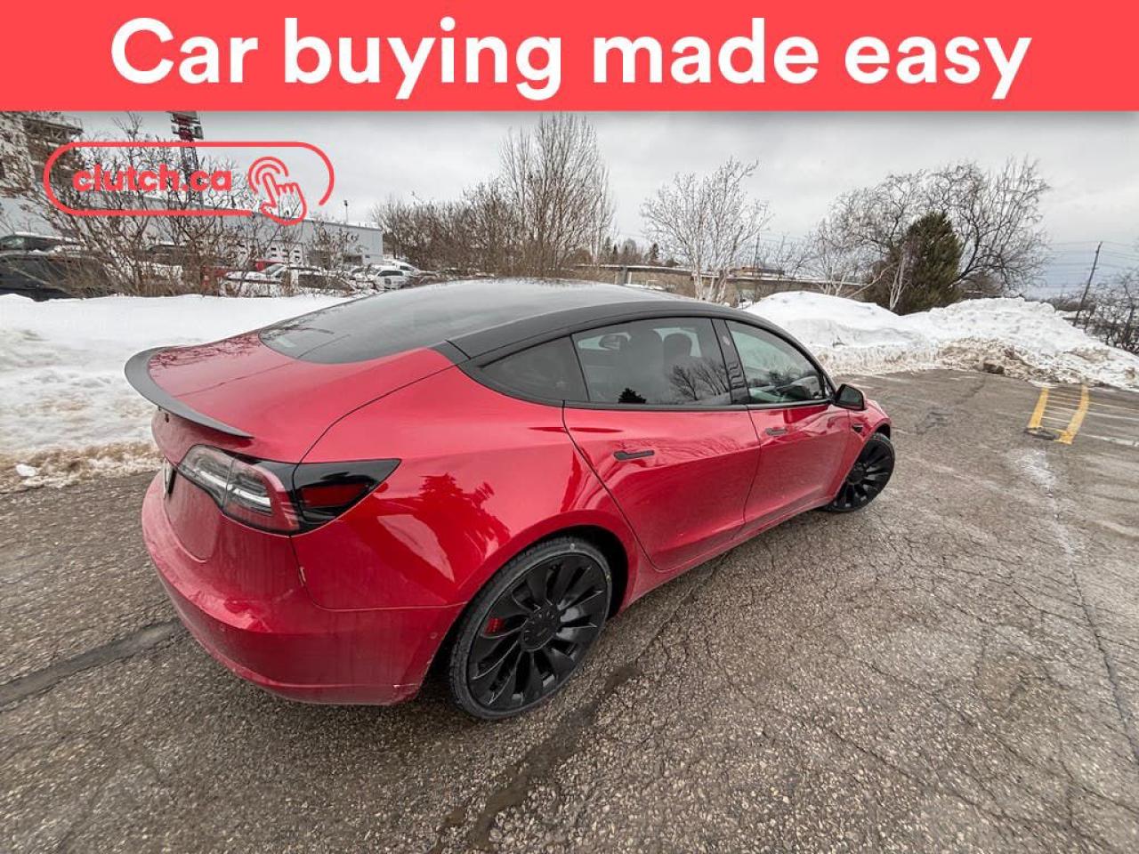 Used 2021 Tesla Model 3 Performance AWD w/ Glass Roof, Auto Pilot, Nav for sale in Toronto, ON