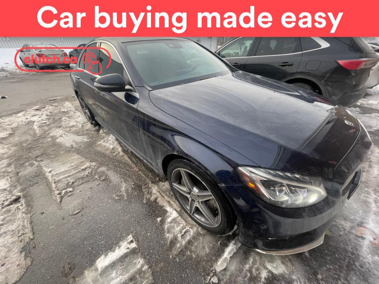 Used 2018 Mercedes-Benz C-Class C 300 4MATIC w/ Heated Front Seats, Dual Panel Moonroof, Nav for sale in Toronto, ON