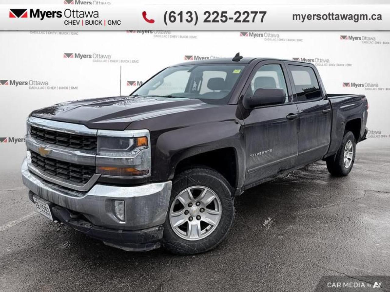 <b>CERTIFIED </b><br>   Compare at $23587 - Myers Cadillac is just $22900! <br> <br>JUST IN - 2016 SILVERADO LT CREW CAB- AUTUMN BRONZE ON BLACK, POWER DRIVER SEAT, TRAILER BRAKE CONTROLLER, TRUE NORTH EDITION, HEATED SEATS, REAR VISION CAMERA, APPLE CARPLAY, HID HEADLIGHTS, CERTIFIED, NO ADMIN FEES, CLEAN CARAX<br> <br>To apply right now for financing use this link : <a href=https://creditonline.dealertrack.ca/Web/Default.aspx?Token=b35bf617-8dfe-4a3a-b6ae-b4e858efb71d&Lang=en target=_blank>https://creditonline.dealertrack.ca/Web/Default.aspx?Token=b35bf617-8dfe-4a3a-b6ae-b4e858efb71d&Lang=en</a><br><br> <br/><br>All prices include Admin fee and Etching Registration, applicable Taxes and licensing fees are extra.<br>*LIFETIME ENGINE TRANSMISSION WARRANTY NOT AVAILABLE ON VEHICLES WITH KMS EXCEEDING 140,000KM, VEHICLES 8 YEARS & OLDER, OR HIGHLINE BRAND VEHICLE(eg. BMW, INFINITI. CADILLAC, LEXUS...)<br> Come by and check out our fleet of 30+ used cars and trucks and 140+ new cars and trucks for sale in Ottawa.  o~o