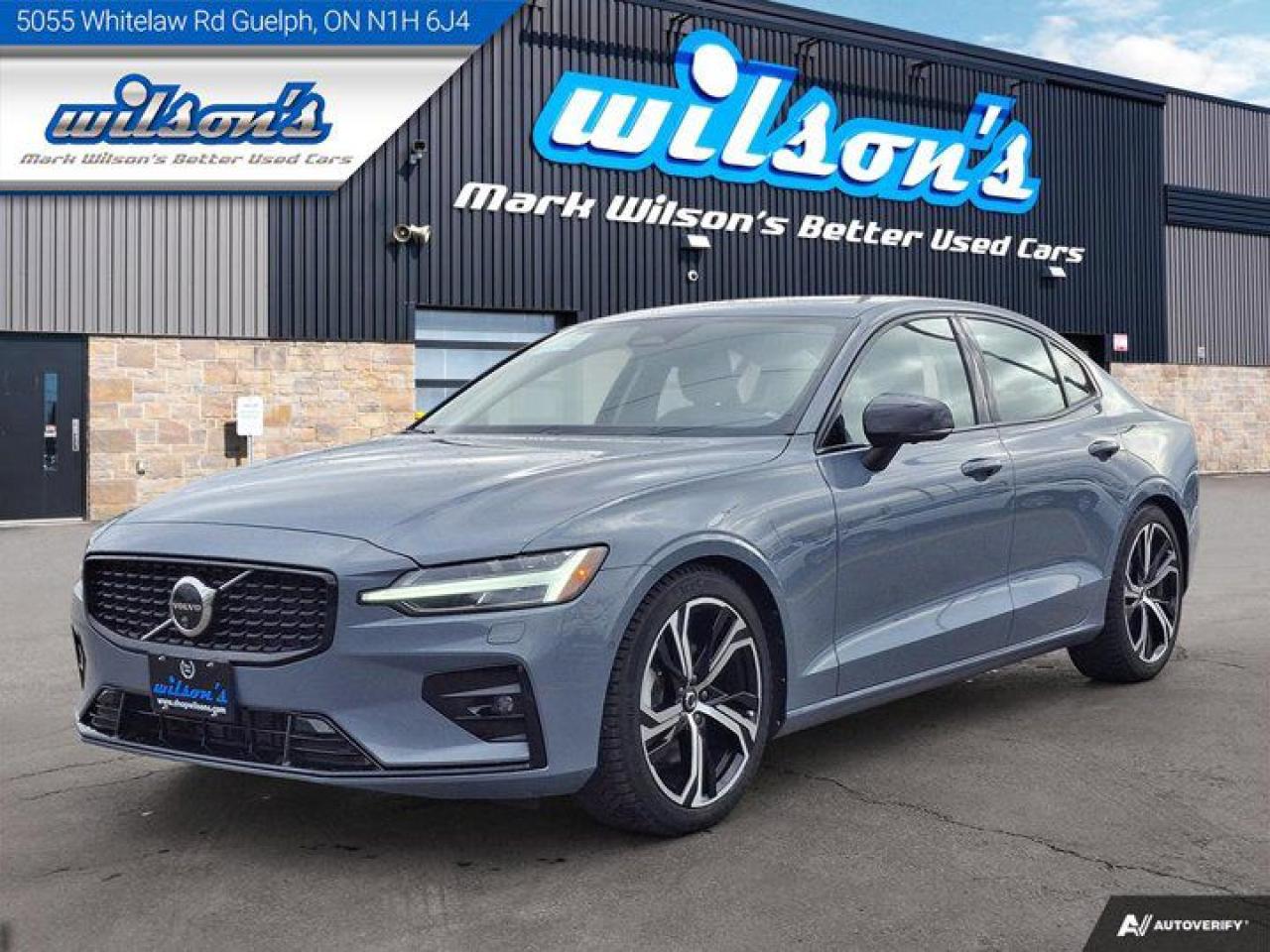 Used 2024 Volvo S60 Plus Dark Theme  AWD | Leather | Sunroof | Heated Seats | Rear Camera | and more! for sale in Guelph, ON
