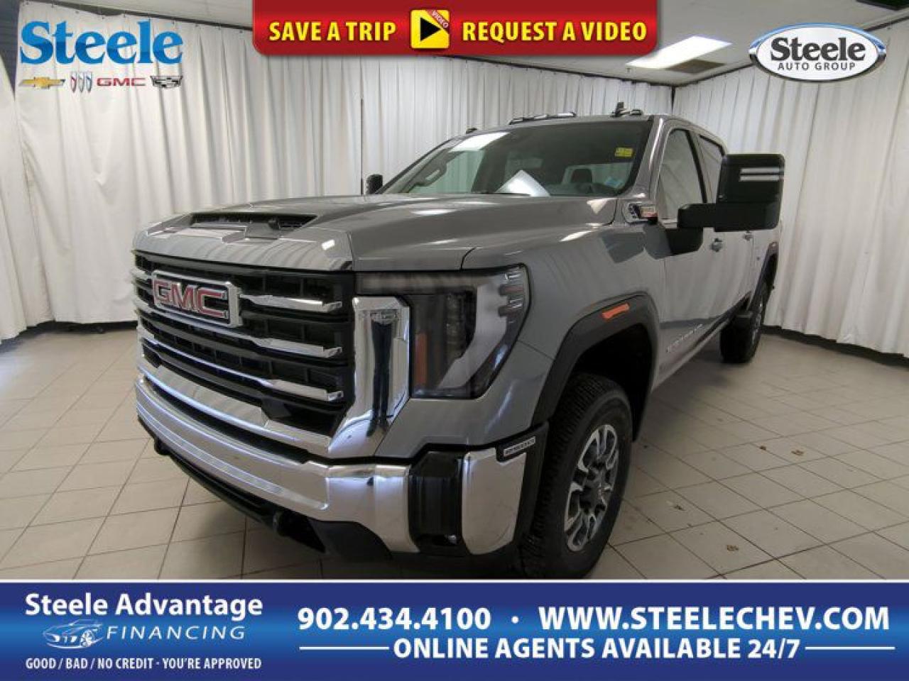 4WD Crew Cab 159 SLE, 10-Speed Automatic, Turbocharged Diesel V8 6.6L/