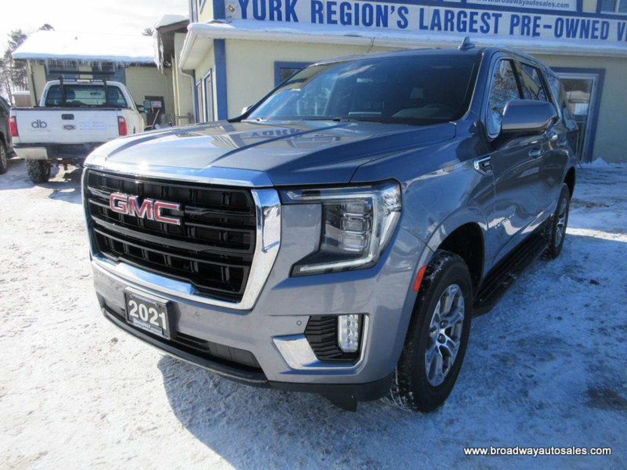 Used 2021 GMC Yukon GREAT KM'S SLE-MODEL 8 PASSENGER 5.3L - V8.. 4X4.. MIDDLE BENCH & 3RD ROW.. BACK-UP CAMERA.. BLUETOOTH SYSTEM.. KEYLESS ENTRY.. for sale in Bradford, ON