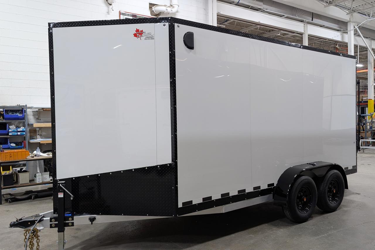 New 2025 Canadian Trailer Company 7x14 V Nose Cargo Trailer Aluminum Tandem Axle for sale in Guelph, ON