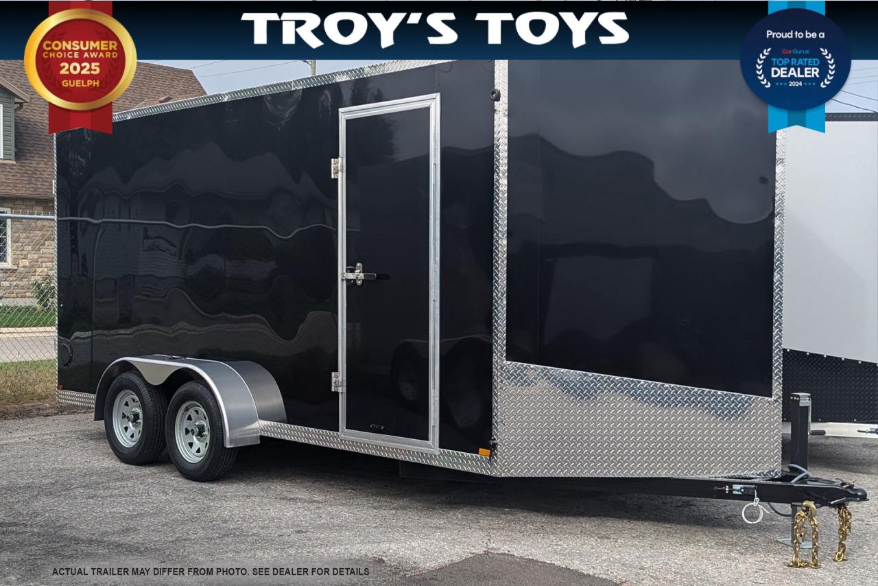 2024 Canadian Trailer Company 7x16 V-Nose Cargo Trailer Steel Tandem Axle