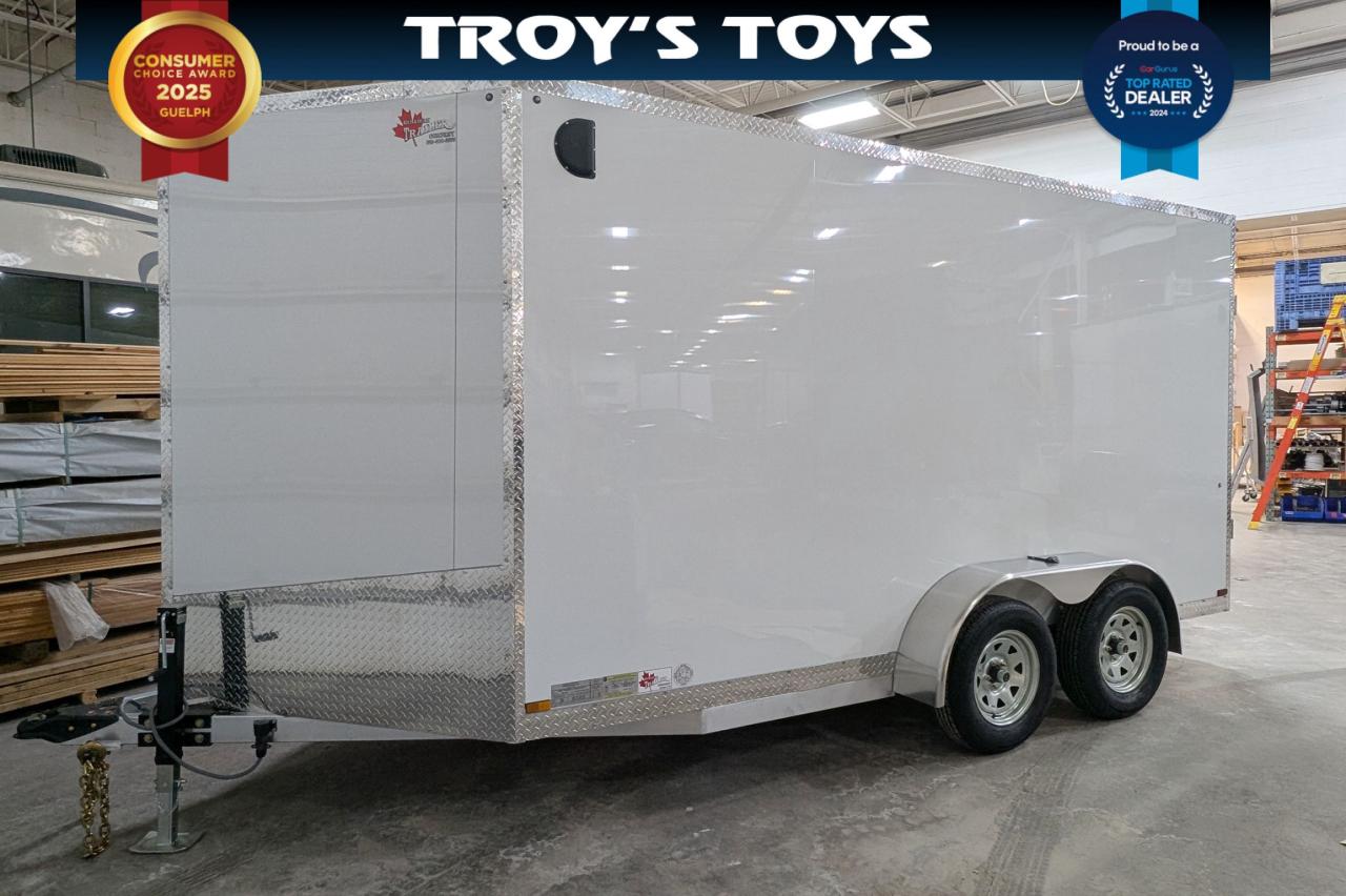 2025 Canadian Trailer Company 7x14 V Nose Cargo Trailer Aluminum Tandem Axle