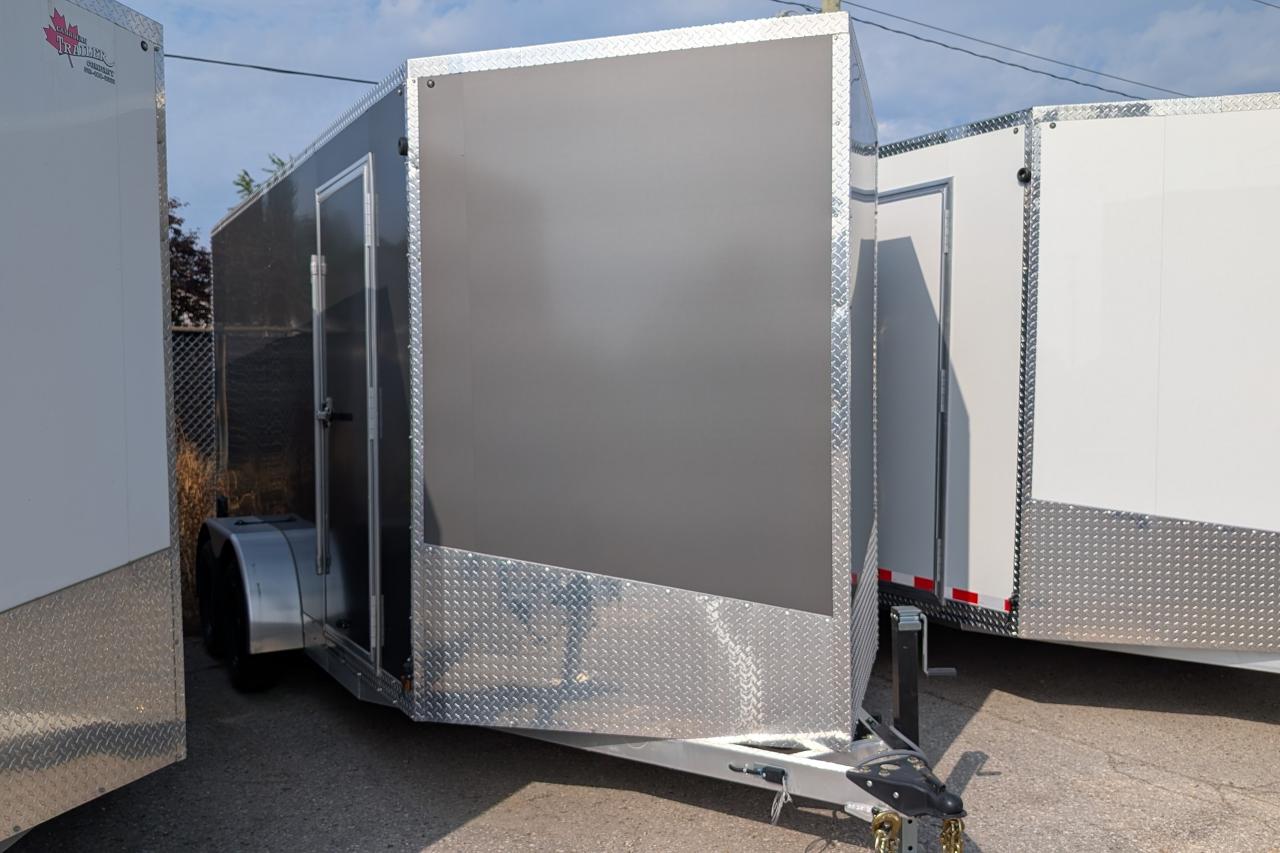 New 2025 Canadian Trailer Company 7x14 V Nose Cargo Trailer Aluminum Tandem Axle for sale in Guelph, ON