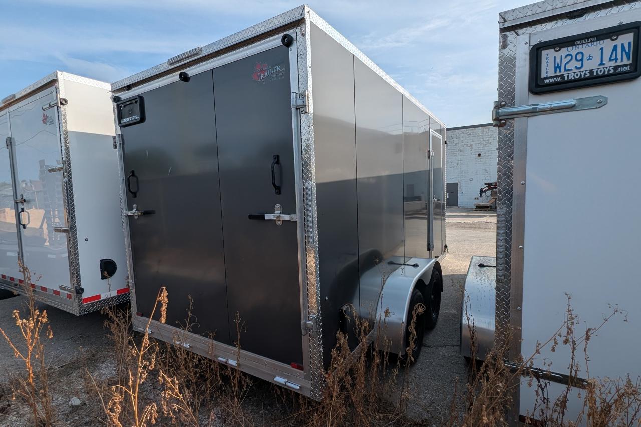 2025 Canadian Trailer Company 7x14 V Nose Cargo Trailer Aluminum Tandem Axle Photo6