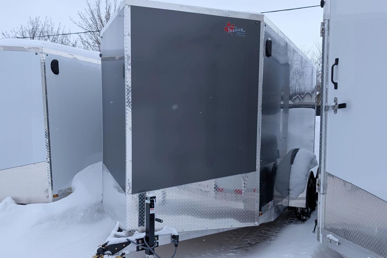 2025 Canadian Trailer Company 7x14 V Nose Cargo Trailer Aluminum Tandem Axle