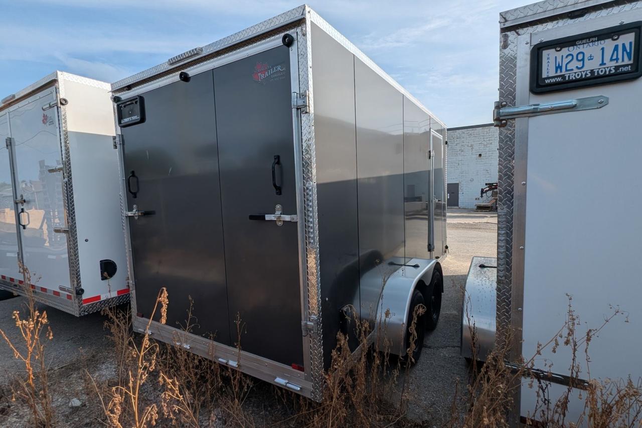 2025 Canadian Trailer Company 7x14 V Nose Cargo Trailer Aluminum Tandem Axle